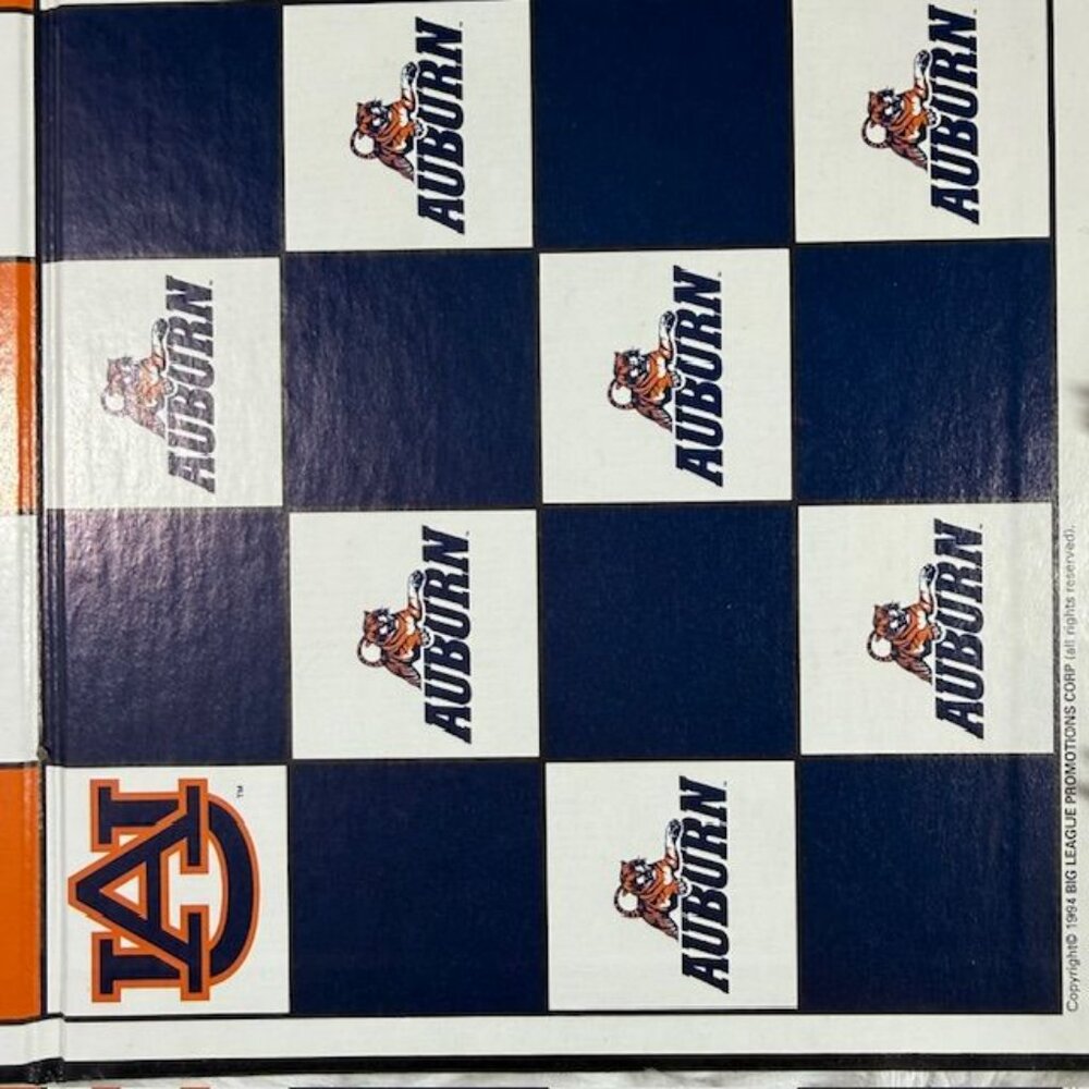 Vintage Auburn University Helmet Checkers - Picture 8 of 15